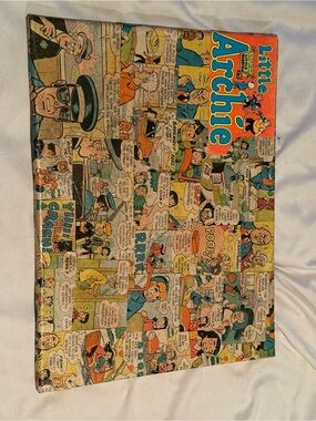 Vintage Little Archie Comic Print collage poster